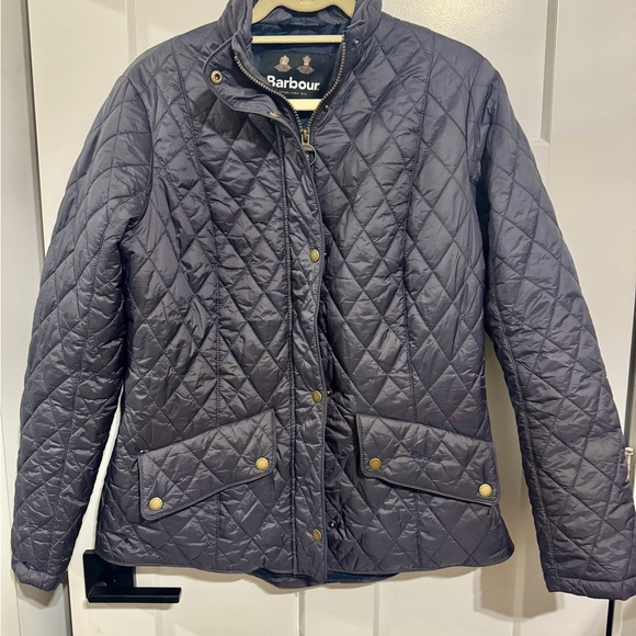 Barbour Women's Flyweight Calvary Navy Quilted Jacket - Picture 1 of 4